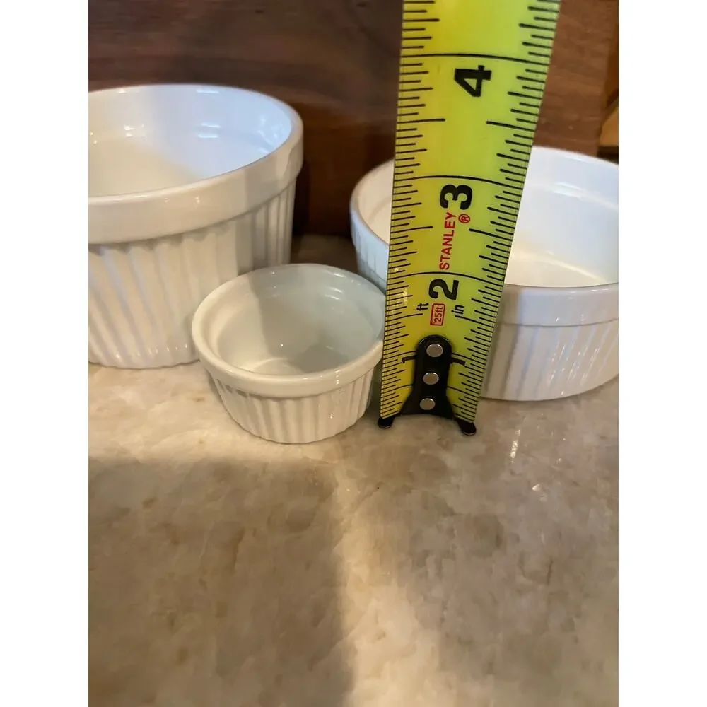 Sur La table set of 3 ramekins various sizes
